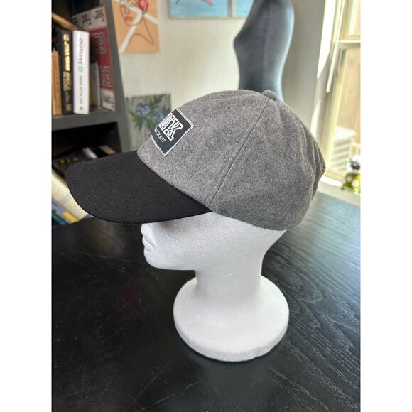 Victorias Secret- PINK- Gray Black- Logo- Wool Baseball Hat- Hawaii Beaches OSFM - Picture 2 of 5
